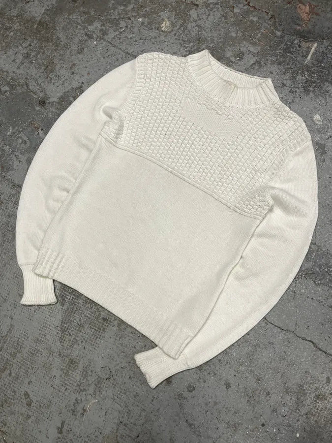 Dries Van Noten Architecture White Sweater bJzBryk 4