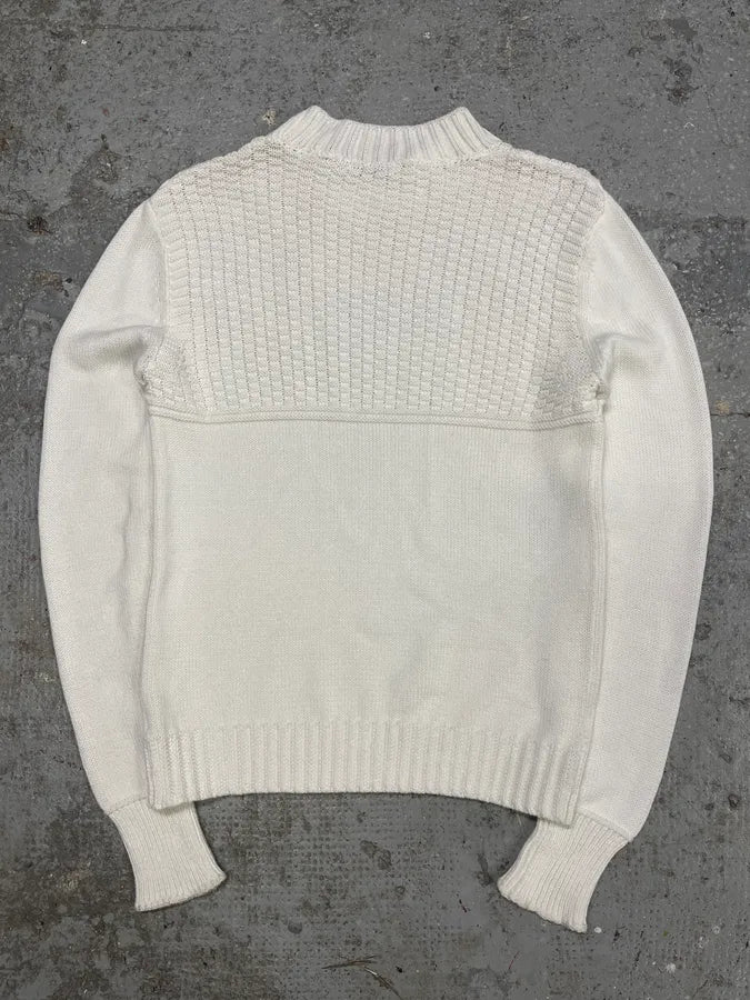 Dries Van Noten Architecture White Sweater bJzBryk 5