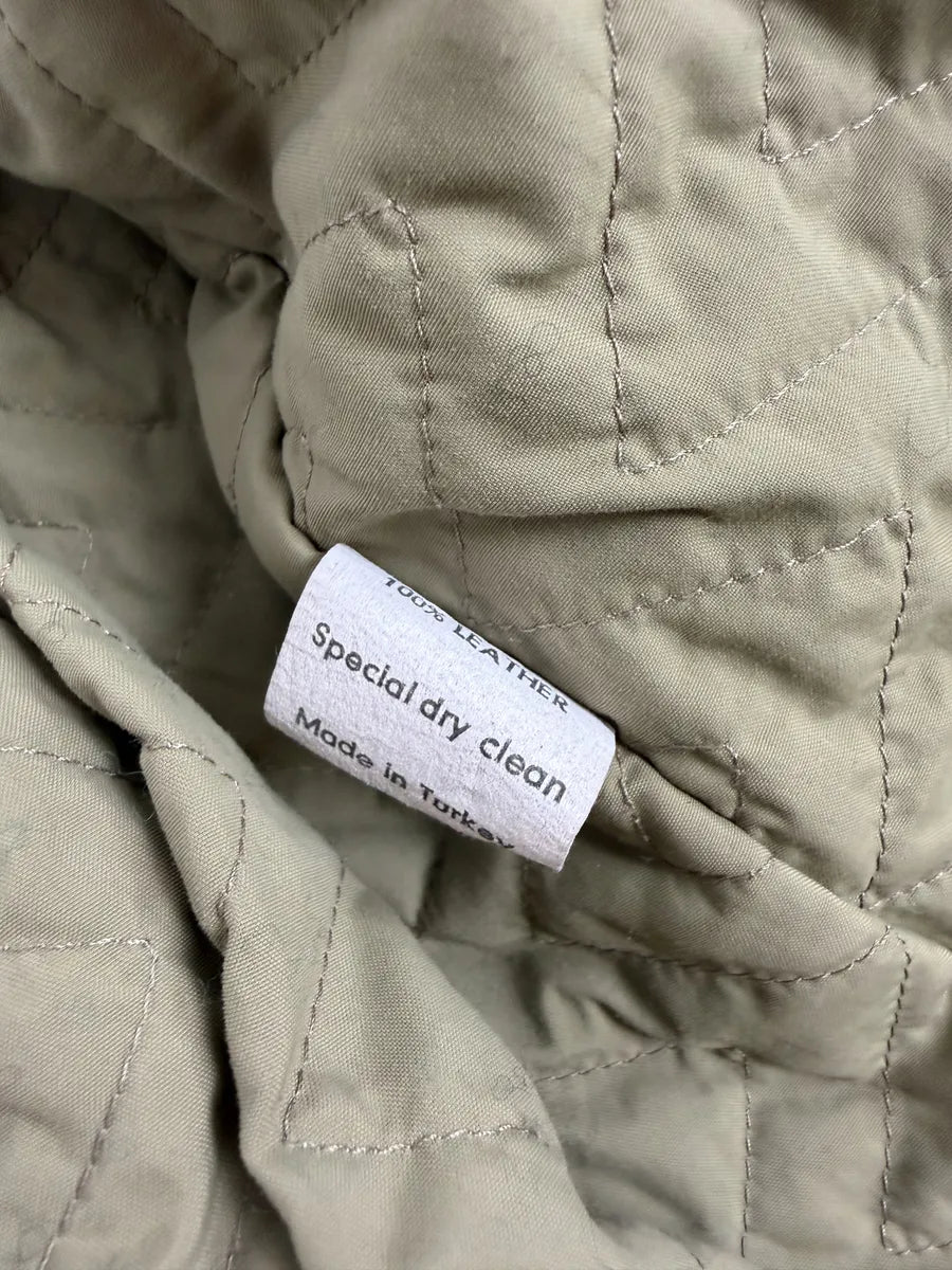 Dries Van Noten Beige Premium Leather Jacket dLqhSgf 7