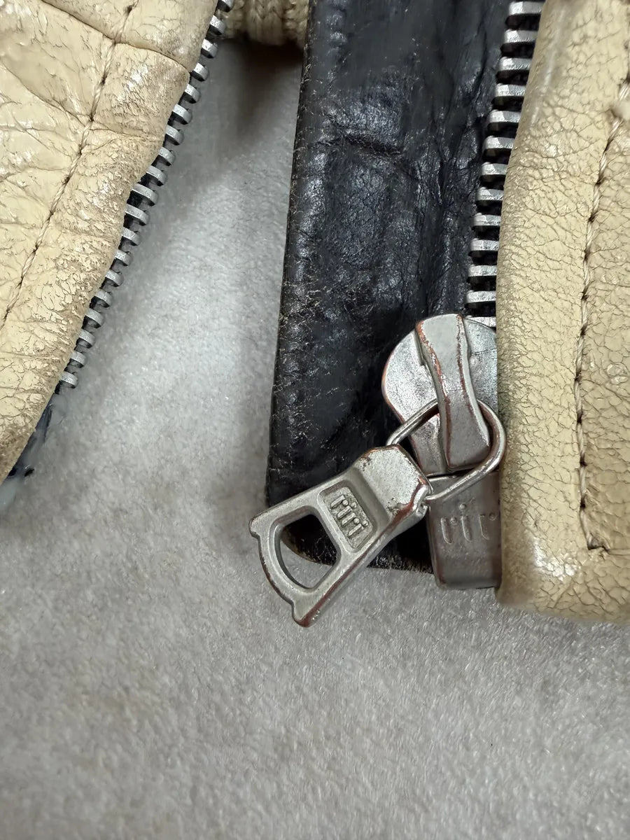 Dries Van Noten Beige Premium Leather Jacket dLqhSgf 8