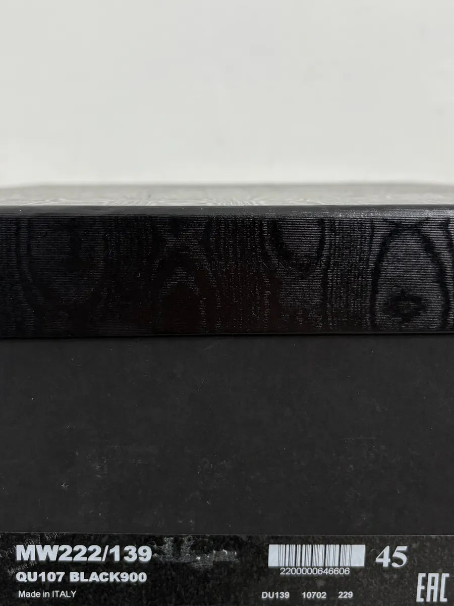 Dries Van Noten Black Classy Premium Leather Derby Shoes pFTuYvD 10