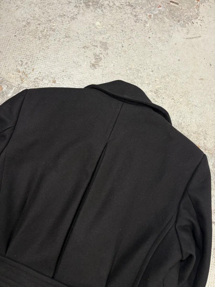 Dries Van Noten Black Classy Wool Coat LqELiTC 7