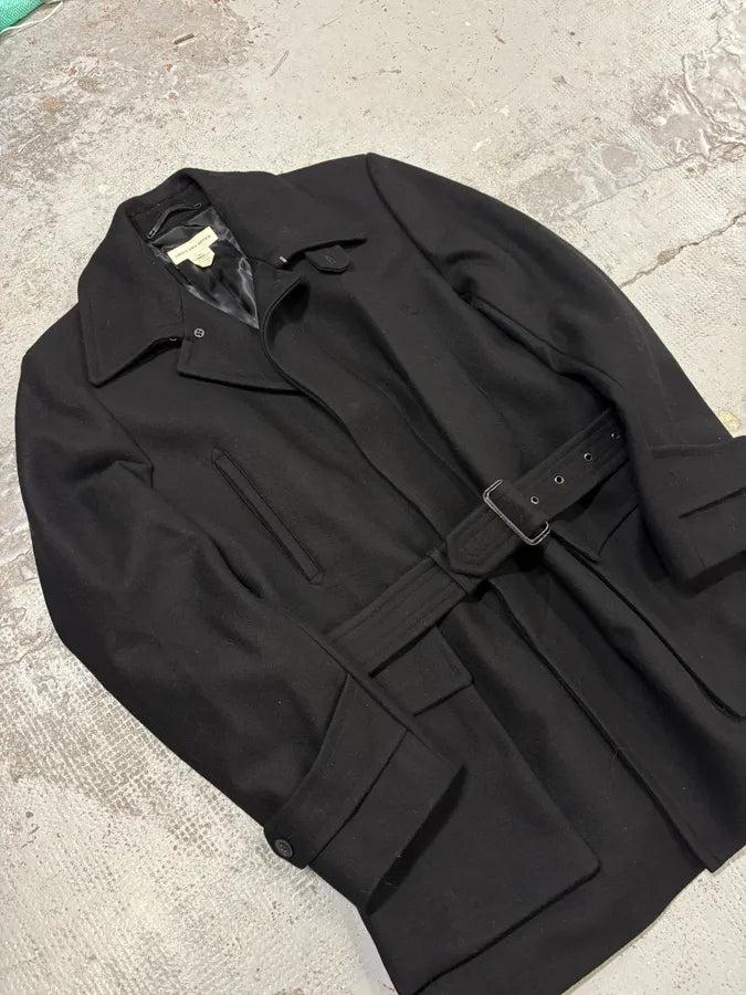 Dries Van Noten Black Classy Wool Coat LqELiTC 3