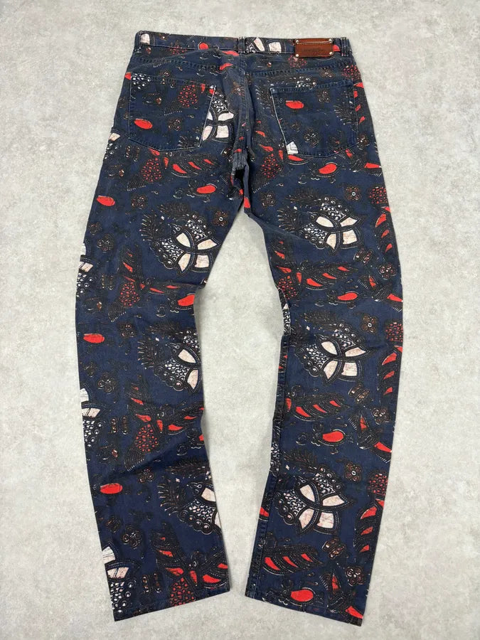 Dries Van Noten Navy Contemporary Pants pQhbWUH 5