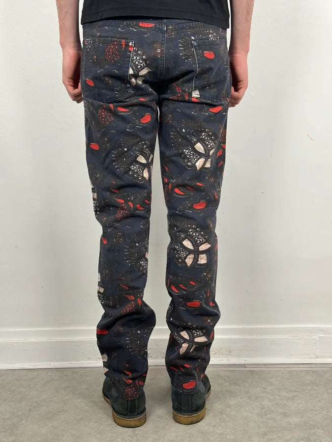 Dries Van Noten Navy Contemporary Pants pQhbWUH 2