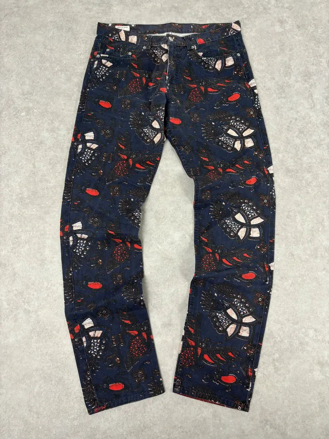 Dries Van Noten Navy Contemporary Pants pQhbWUH 0