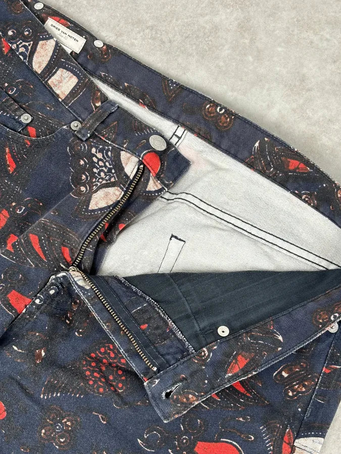 Dries Van Noten Navy Contemporary Pants pQhbWUH 9
