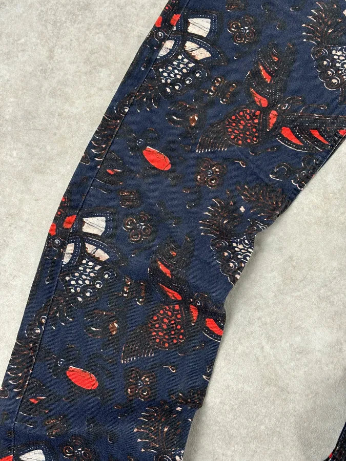 Dries Van Noten Navy Contemporary Pants pQhbWUH 8