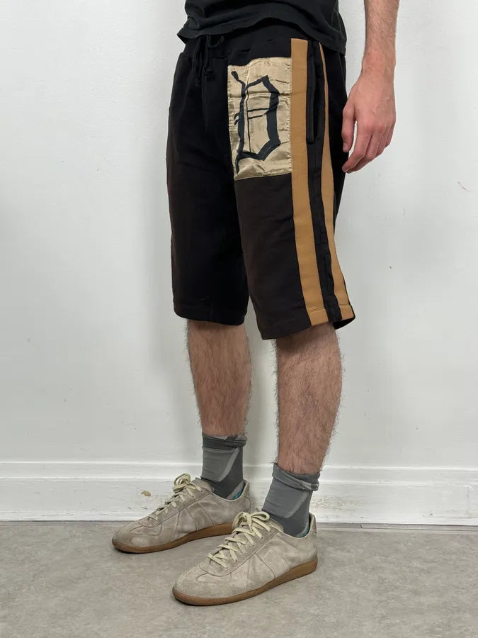 Dries Van Noten Black Propaganda Stripe Shorts QIbMKAi 2