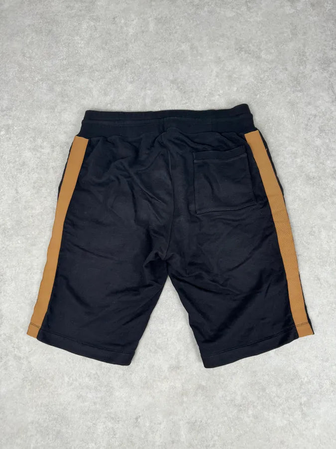 Dries Van Noten Black Propaganda Stripe Shorts QIbMKAi 6