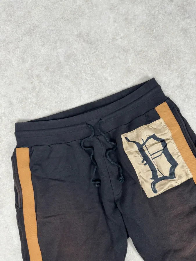Dries Van Noten Black Propaganda Stripe Shorts QIbMKAi 4