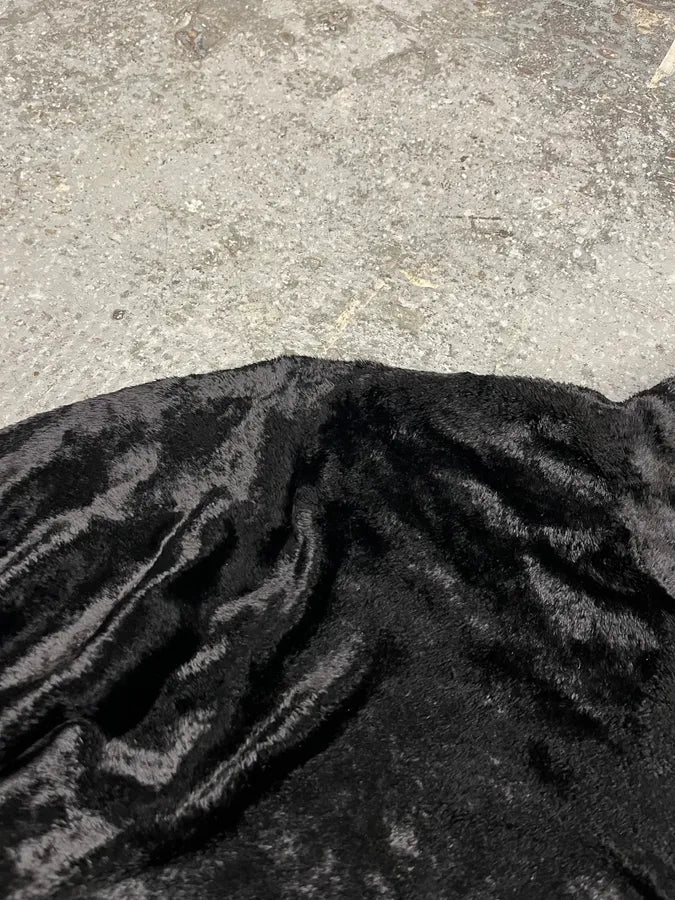 Dries Van Noten Black Fur Turtleneck Sweater (XS/S) 2