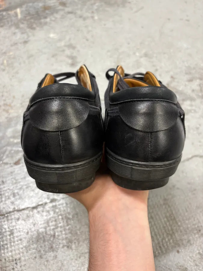 Dries Van Noten Black Leather Sneakers rWzXhcy 6