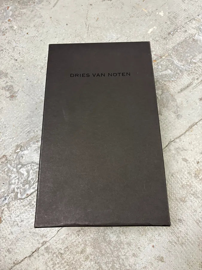 Dries Van Noten Black Leather Sneakers rWzXhcy 10