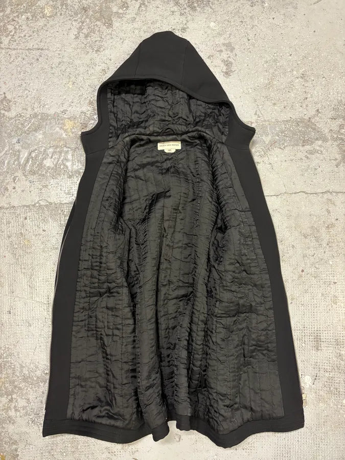 Dries Van Noten Black Quilted Hooded Jacket DpsYlkh 6