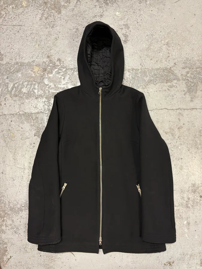 Dries Van Noten Black Quilted Hooded Jacket DpsYlkh 0