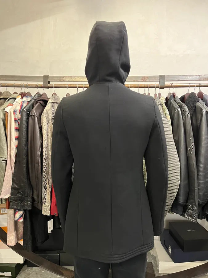 Dries Van Noten Black Quilted Hooded Jacket DpsYlkh 2