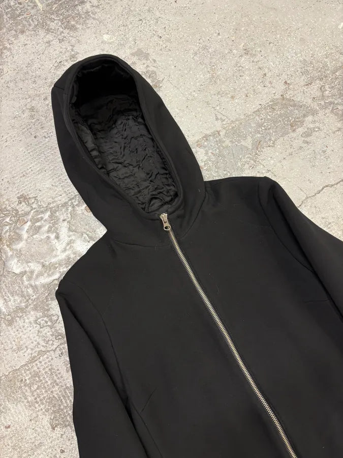 Dries Van Noten Black Quilted Hooded Jacket DpsYlkh 4