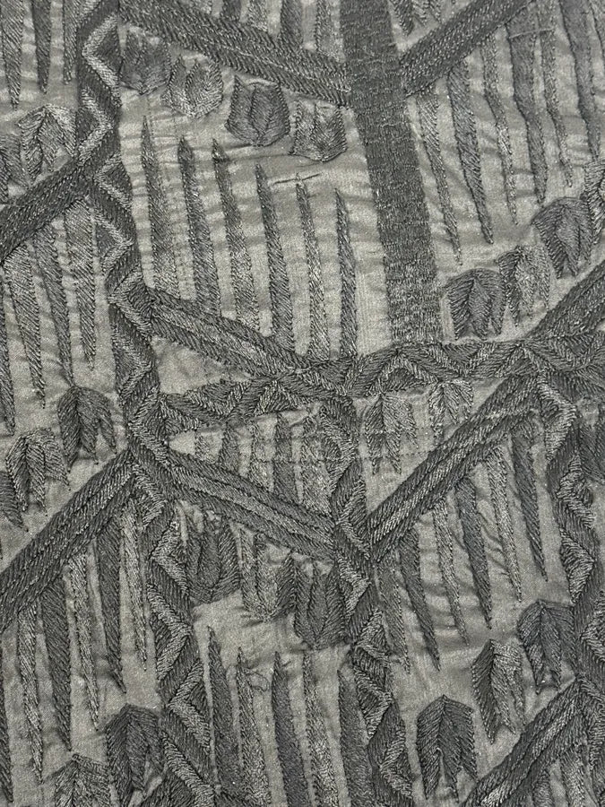 Dries Van Noten Black Relief Abstract Pants ltAZoYy 7