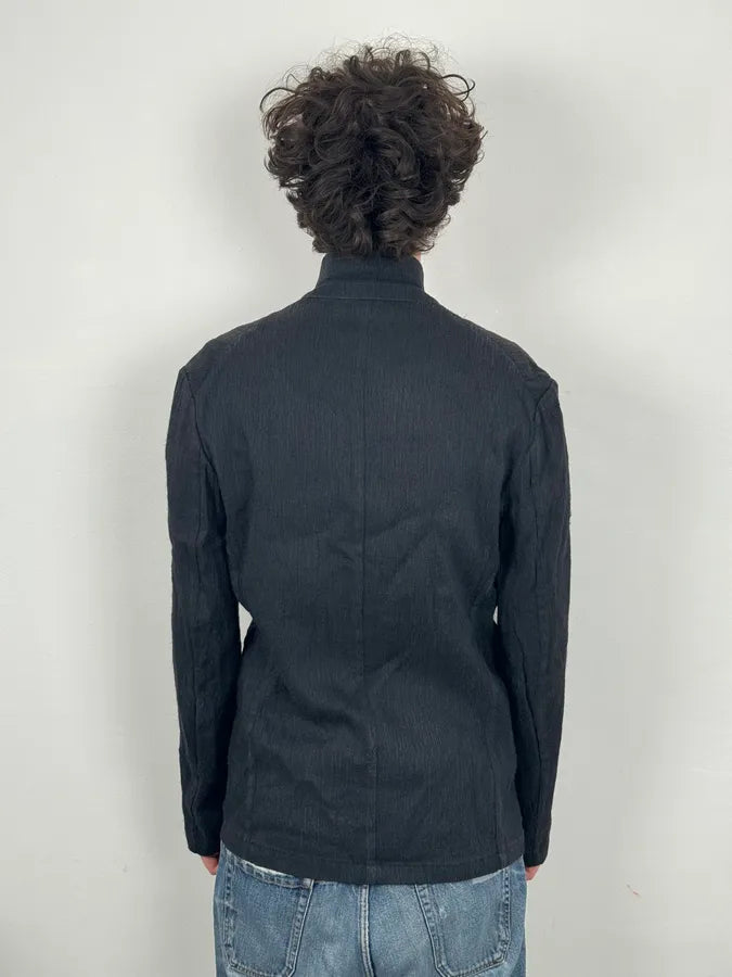 Dries Van Noten Black Relief Blazer Jacket kkVfWdT 2