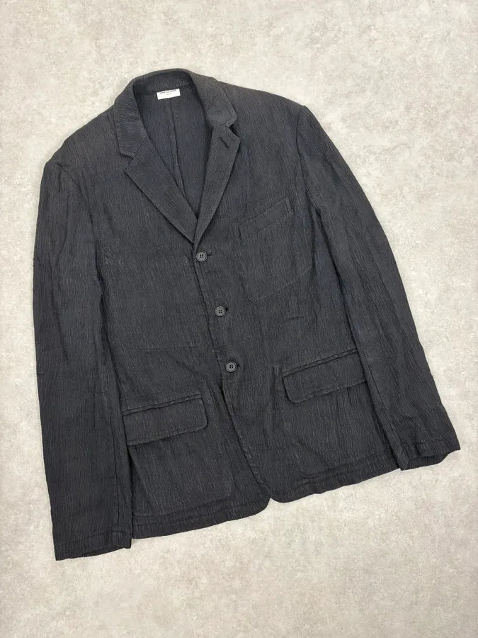 Dries Van Noten Black Relief Blazer Jacket kkVfWdT 3