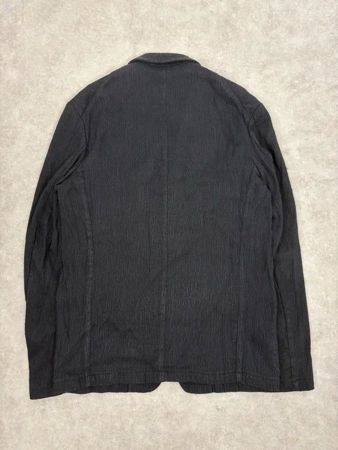 Dries Van Noten Black Relief Blazer Jacket kkVfWdT 5