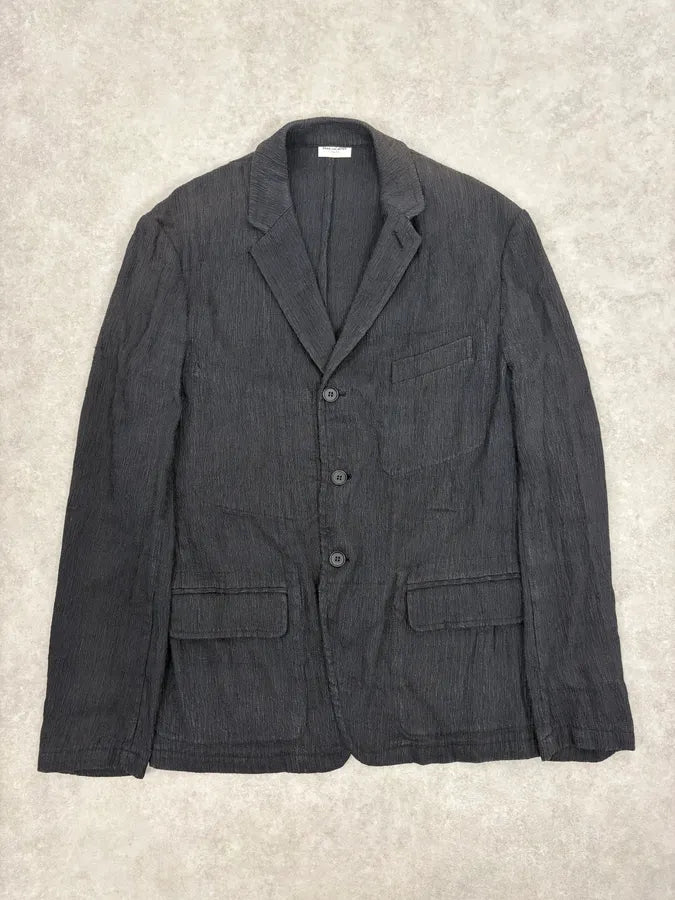 Dries Van Noten Black Relief Blazer Jacket kkVfWdT 0