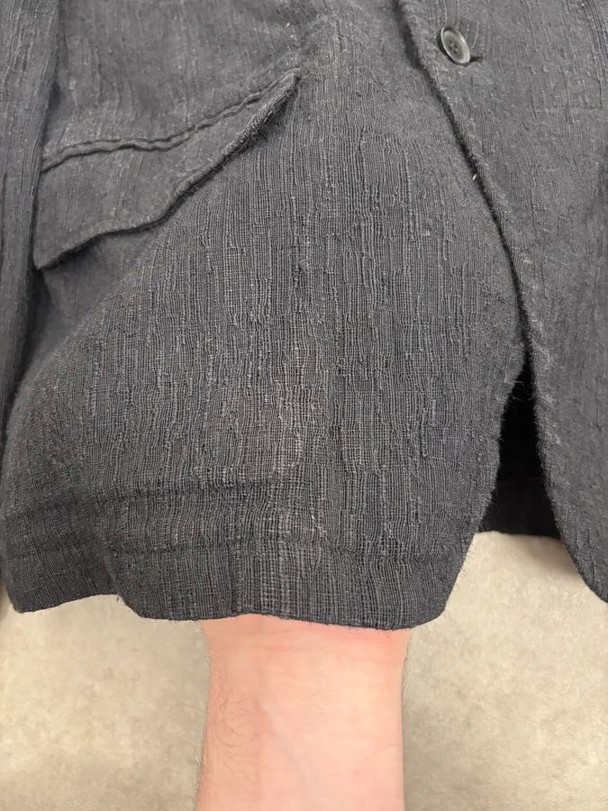 Dries Van Noten Black Relief Blazer Jacket kkVfWdT 8
