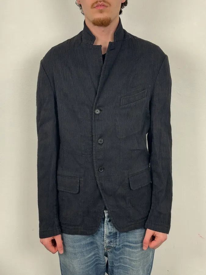 Dries Van Noten Black Relief Blazer Jacket kkVfWdT 1