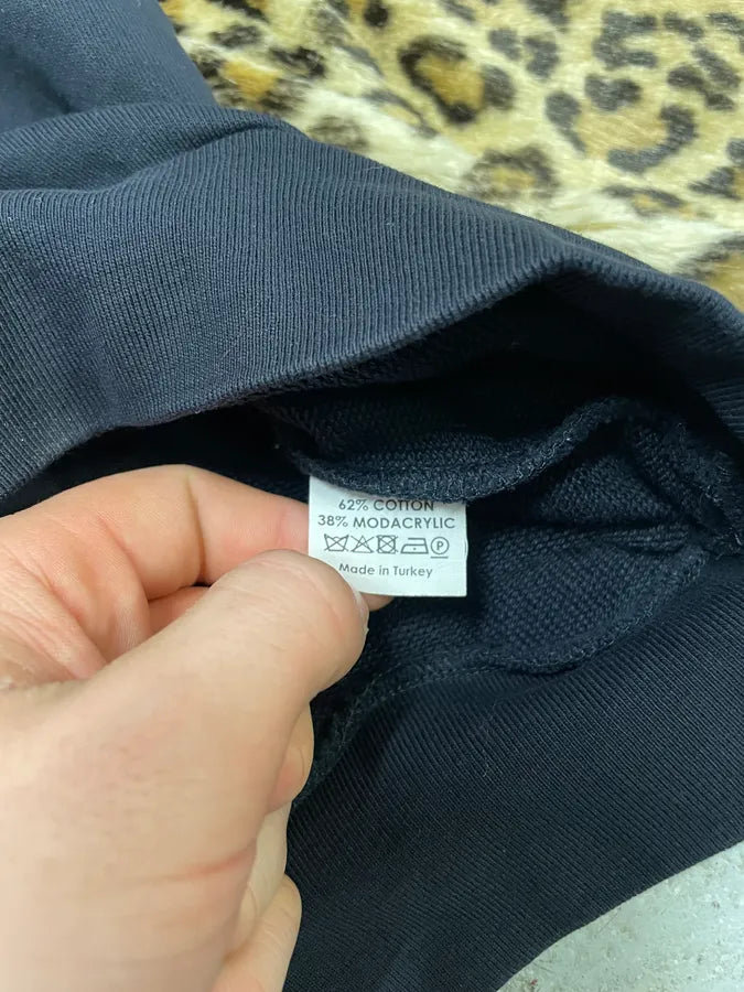 Dries Van Noten Black Sweater With Leopard Print Fur Effect Arms XRXDvgr 6