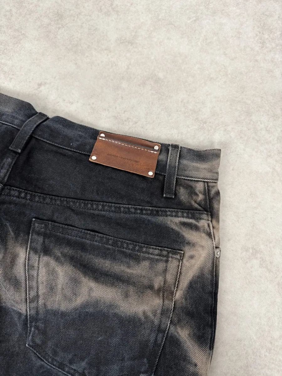 Dries Van Noten Black Tye Dye Effect Denim Jeans MgIRYlA 11