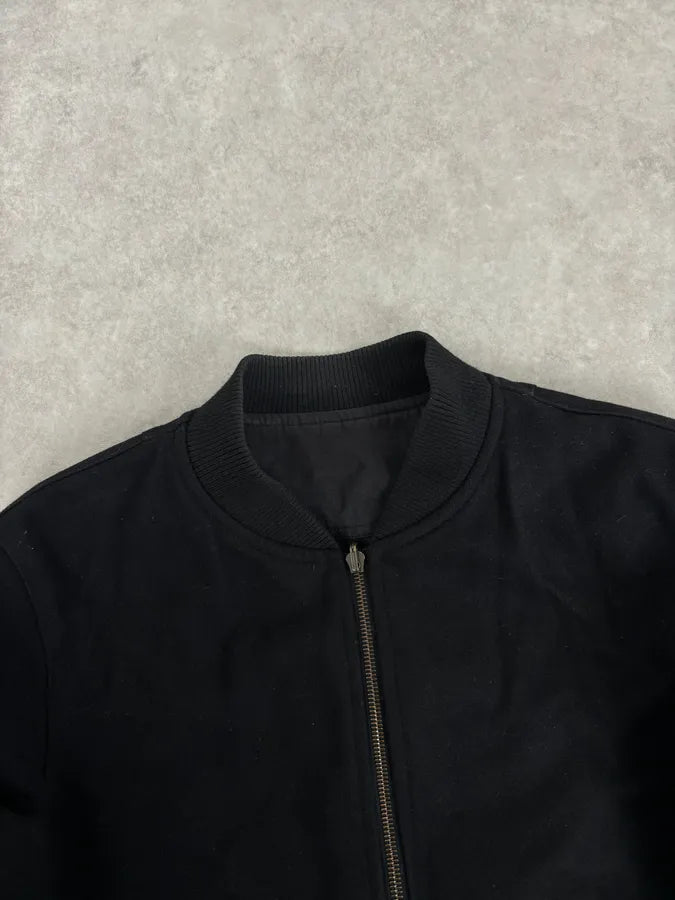 Dries Van Noten Black Reversible Tactical Bomber Jacket PXfRCRa 7