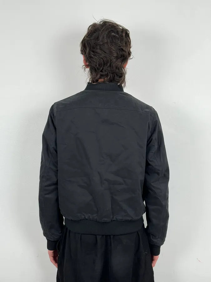 Dries Van Noten Black Reversible Tactical Bomber Jacket PXfRCRa 2