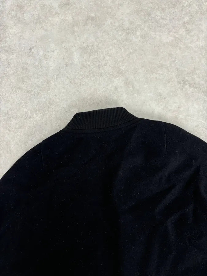 Dries Van Noten Black Reversible Tactical Bomber Jacket PXfRCRa 9
