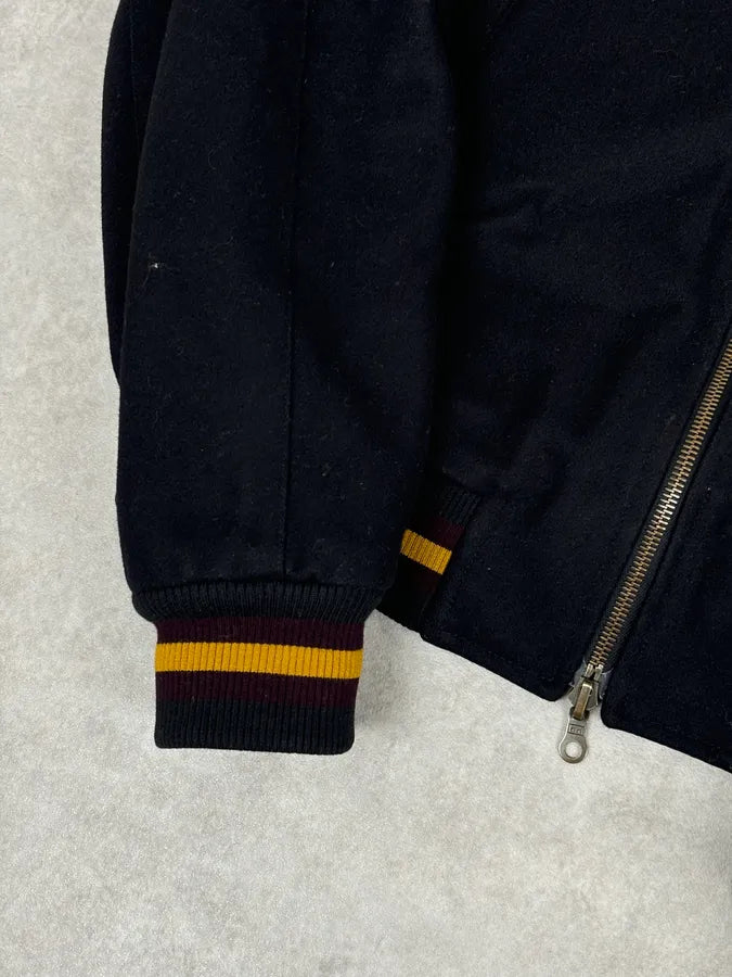 Dries Van Noten Black Reversible Tactical Bomber Jacket PXfRCRa 14