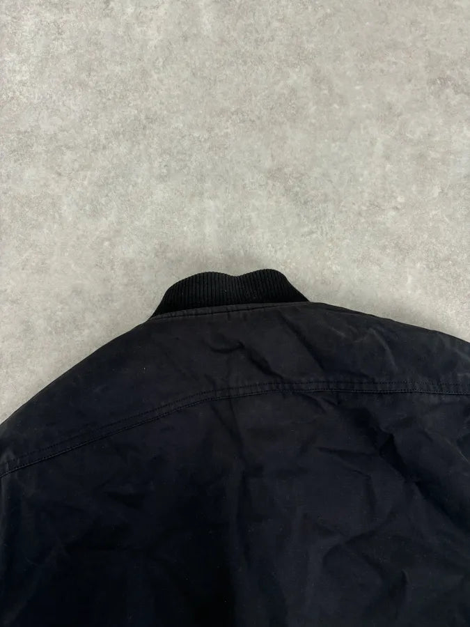 Dries Van Noten Black Reversible Tactical Bomber Jacket PXfRCRa 11