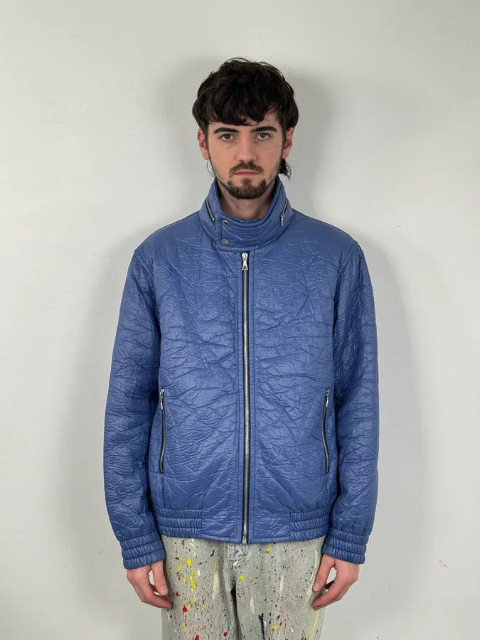 Dries Van Noten Blue Abstract Modern Jacket bwwcsBl 1