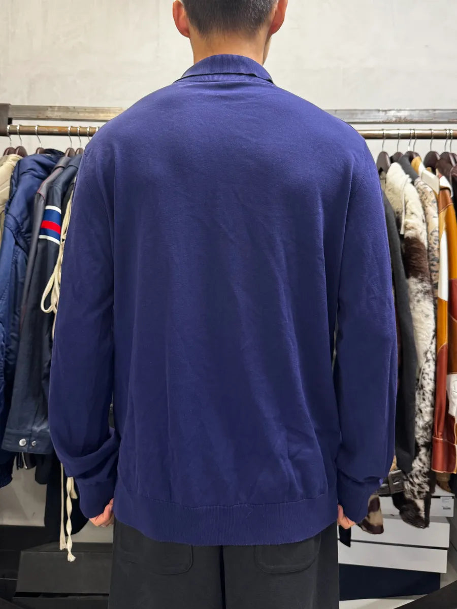 Dries Van Noten Blue Minimalist Cardigan PYiqjZJ 2