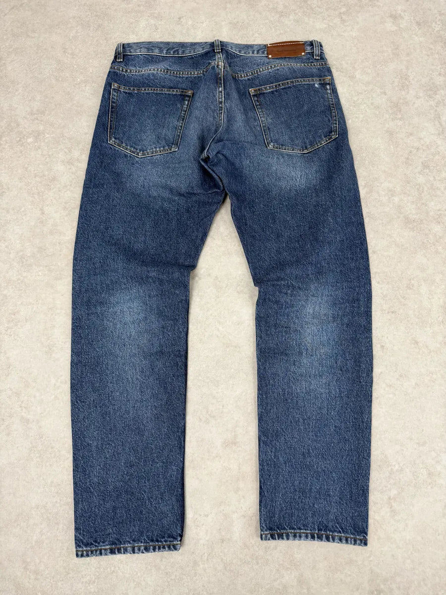 Dries Van Noten Blue Minimalist Denim Jeans qRuIKpd 1