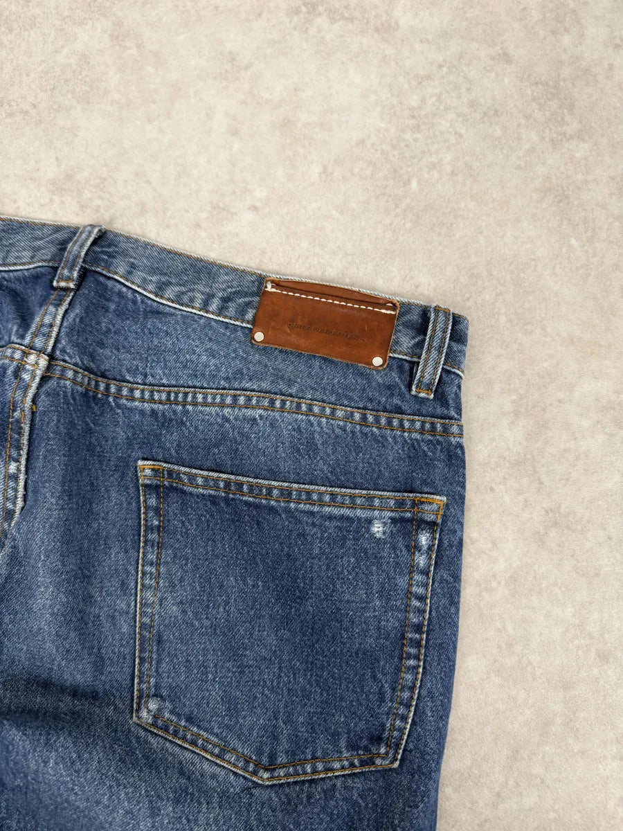 Dries Van Noten Blue Minimalist Denim Jeans qRuIKpd 4