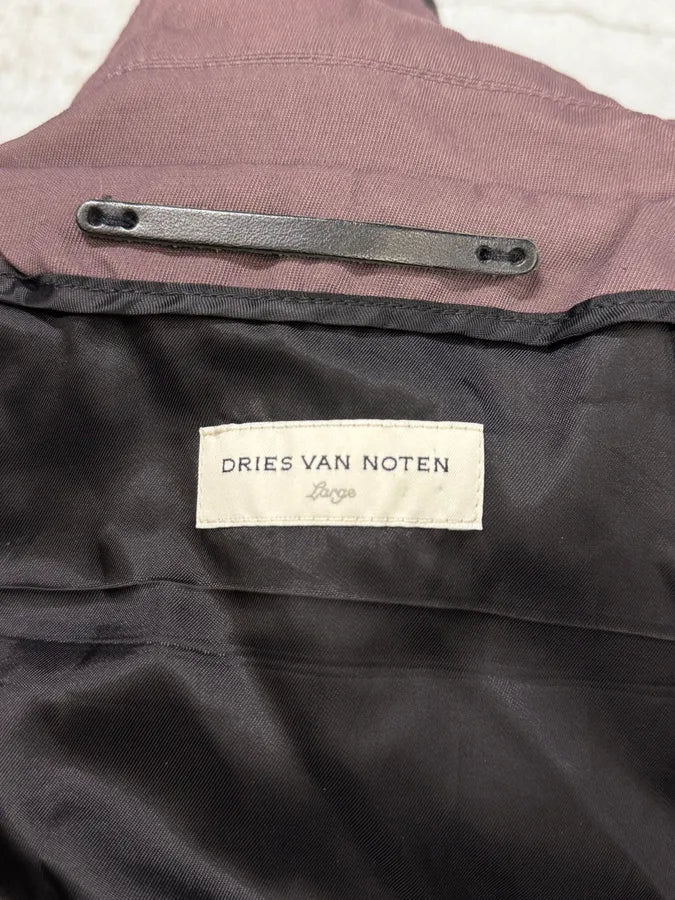 Dries Van Noten Brown Minimalist Zip-up Jacket nQraJzx 7