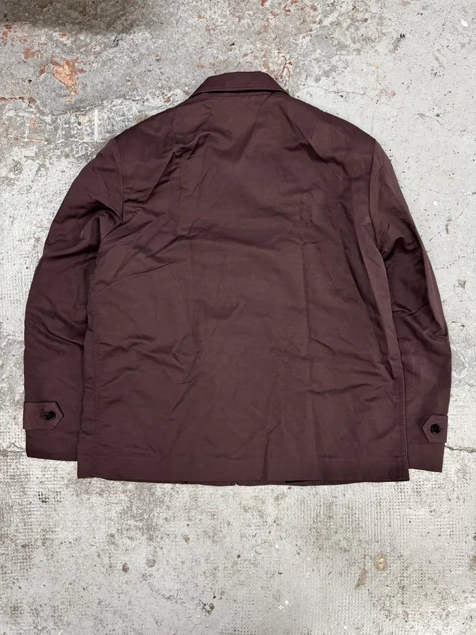 Dries Van Noten Brown Minimalist Zip-up Jacket nQraJzx 3