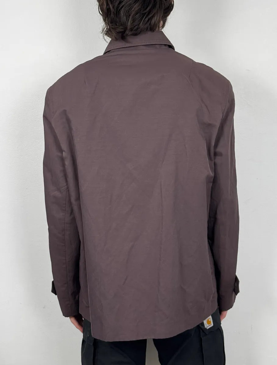 Dries Van Noten Brown Minimalist Zip-up Jacket nQraJzx 2
