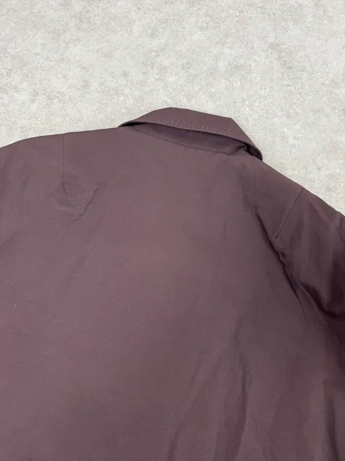 Dries Van Noten Brown Minimalist Zip-up Jacket nQraJzx 5