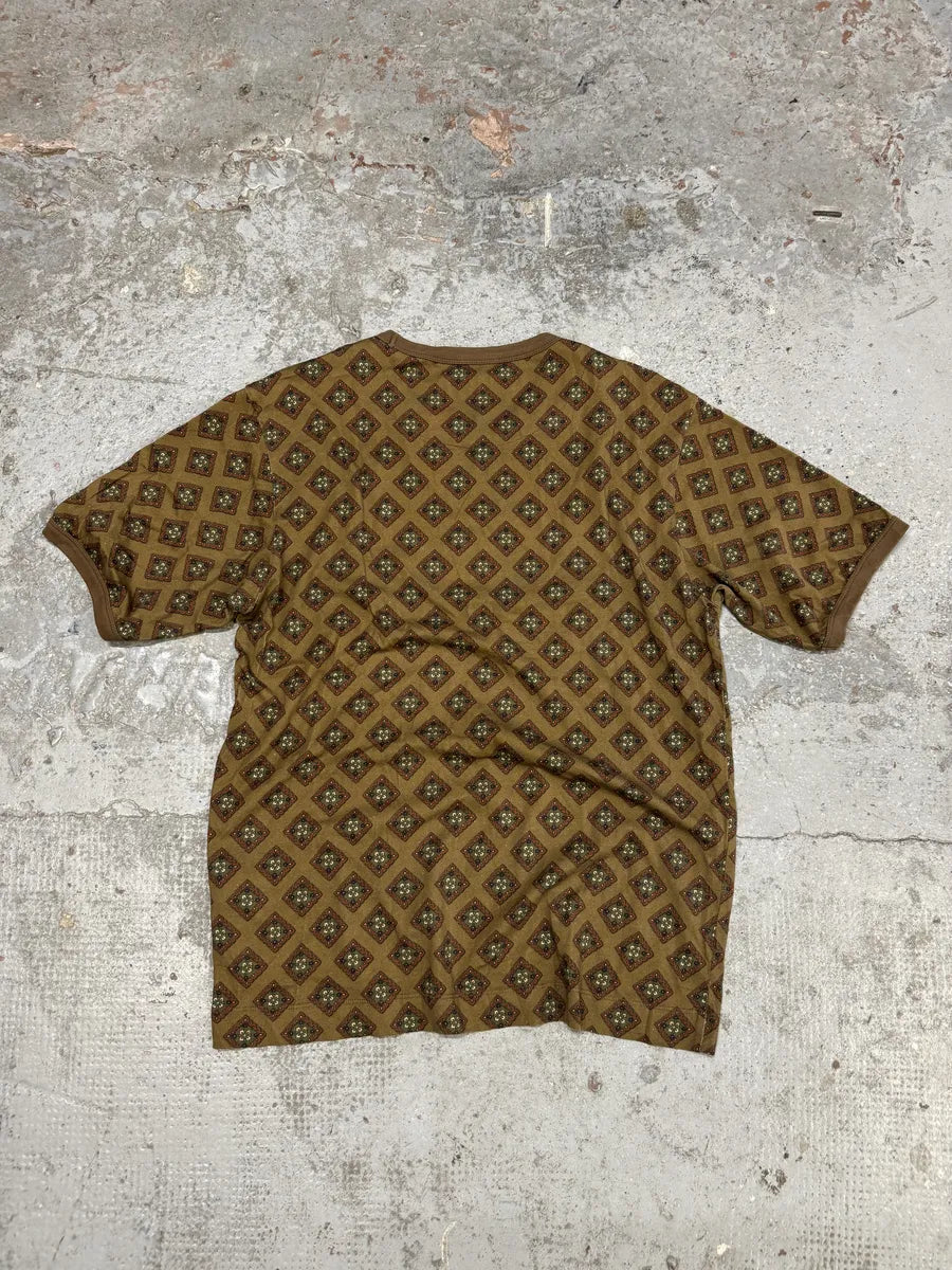 Dries Van Noten Brown Mozaic T-Shirt KCgcMYh 2