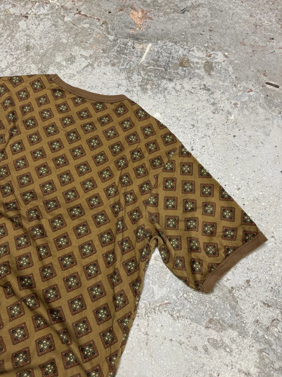 Dries Van Noten Brown Mozaic T-Shirt KCgcMYh 5