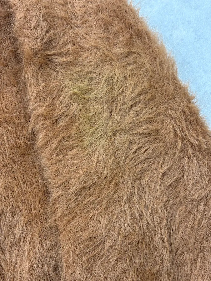 Dries Van Noten Brown Oversized Mohair Classy Cardigan  tDHxpeo 9