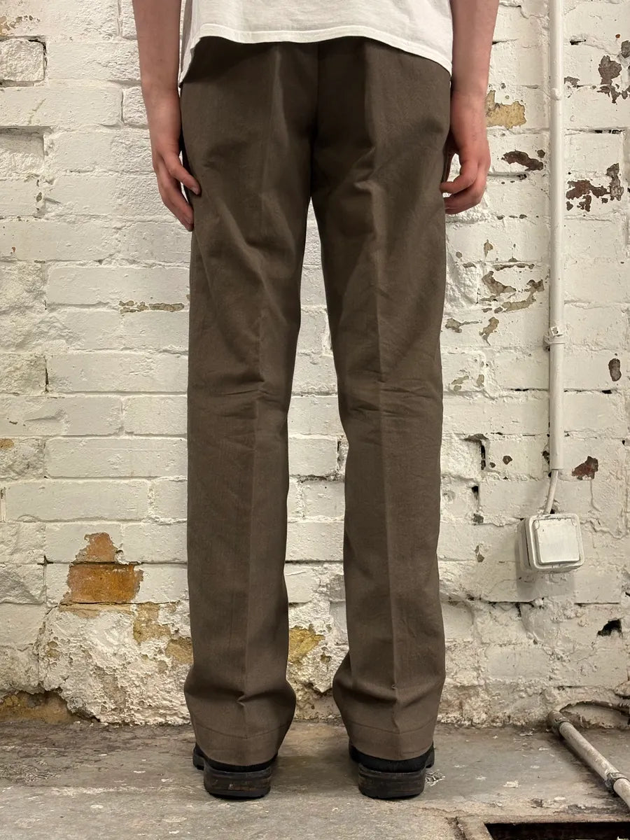 Dries Van Noten Brown Straight Pants gIfTEku 2