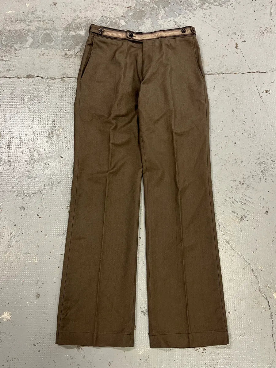 Dries Van Noten Brown Straight Pants gIfTEku 4