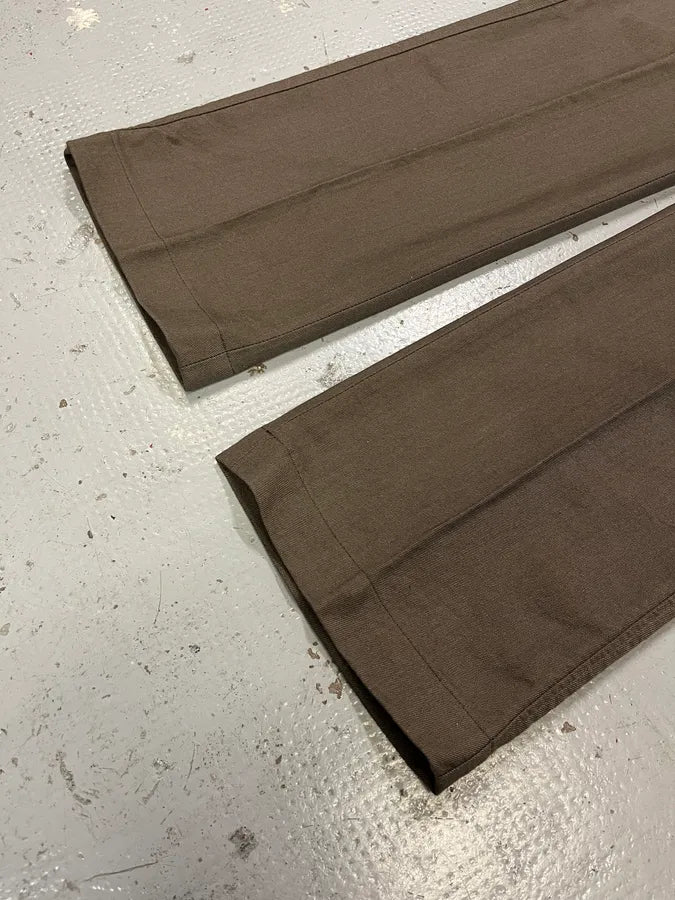 Dries Van Noten Brown Straight Pants gIfTEku 6